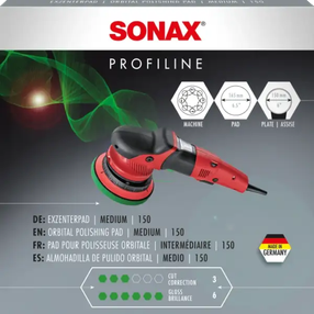 SONAX ORBITAL POLISHING SPONGE GREEN 150MM